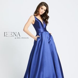 Leena Midnight Blue Ballgown Prom Dress